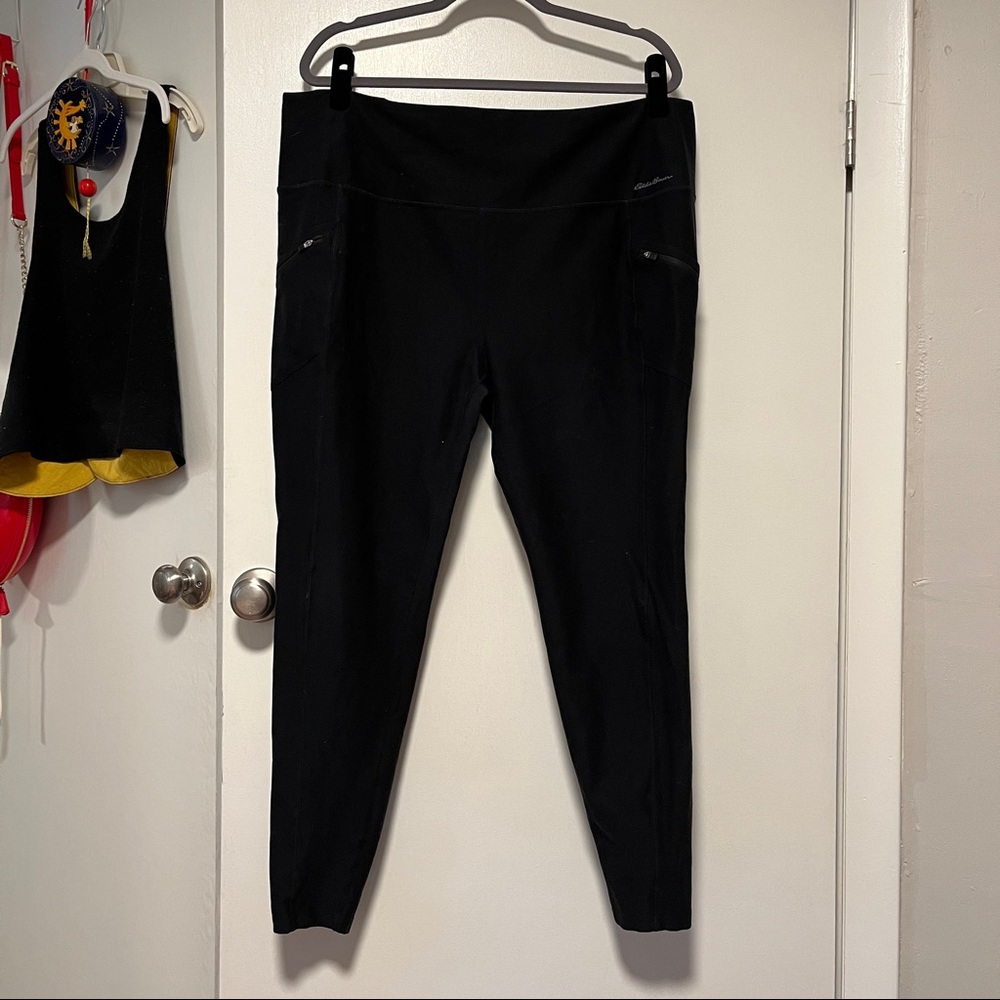 Eddie Bauer Black 2XL Pocket Leggings